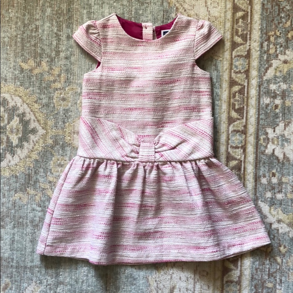 Janie & Jack size 5 pink sparkle Boulce dress